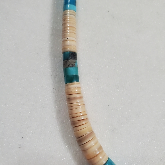 Turquoise Graduated handmade necklace - Picture 4 of 8